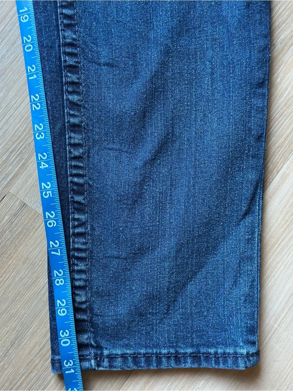 True Religion Indigo Blue Geno Slim Fit Straight Jeans Sz 38